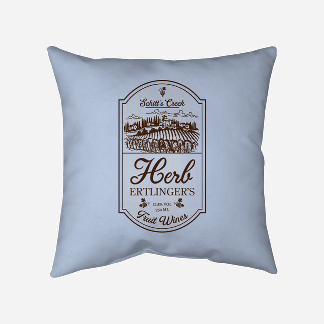 Herb's Fruit Wines-none removable cover throw pillow-CoD Designs