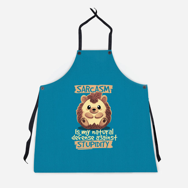 Sarcastic Hedgehog-unisex kitchen apron-NemiMakeit