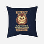 Sarcastic Hedgehog-none non-removable cover w insert throw pillow-NemiMakeit
