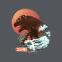 Kaiju Edo-womens v-neck tee-dandingeroz