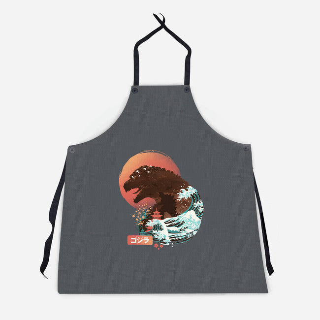 Kaiju Edo-unisex kitchen apron-dandingeroz