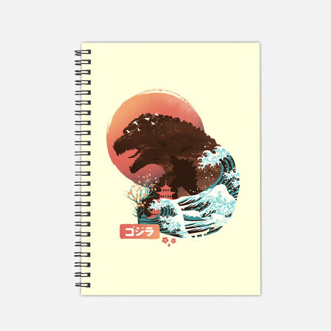 Kaiju Edo-none dot grid notebook-dandingeroz
