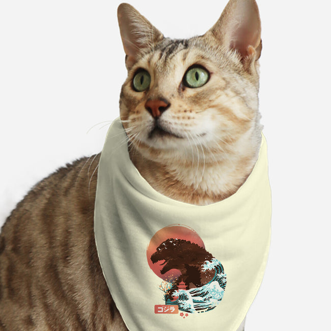 Kaiju Edo-cat bandana pet collar-dandingeroz