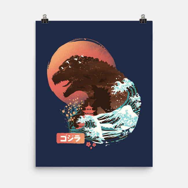 Kaiju Edo-none matte poster-dandingeroz