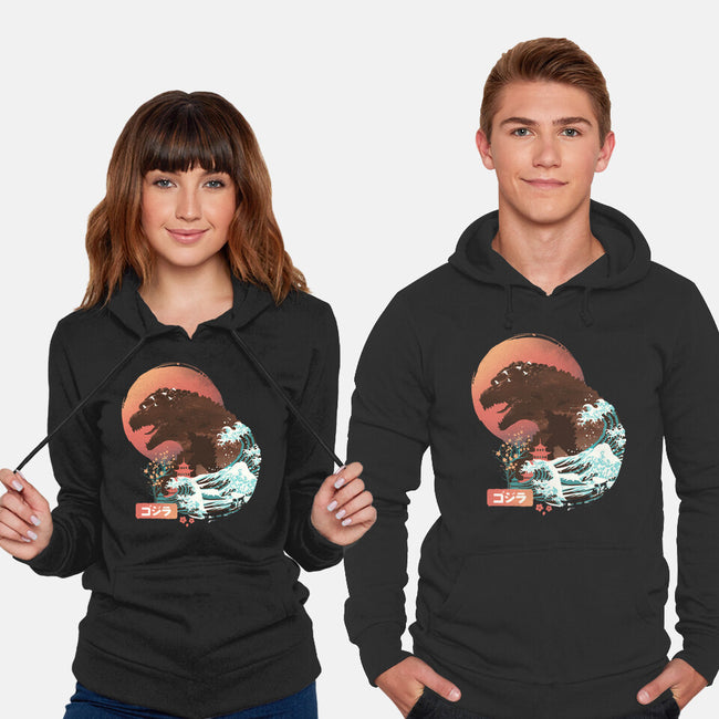 Kaiju Edo-unisex pullover sweatshirt-dandingeroz