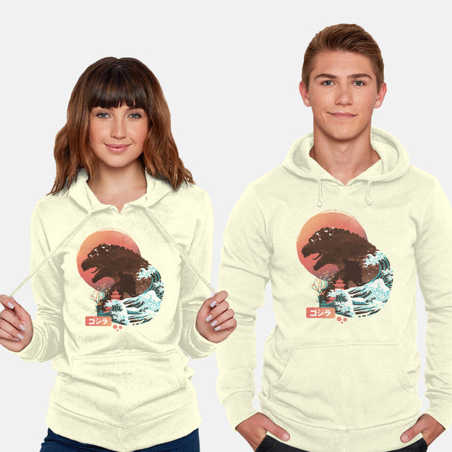 Kaiju Edo-unisex pullover sweatshirt-dandingeroz
