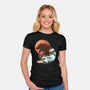 Kaiju Edo-womens fitted tee-dandingeroz