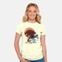 Kaiju Edo-womens fitted tee-dandingeroz
