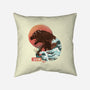 Kaiju Edo-none removable cover w insert throw pillow-dandingeroz