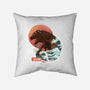 Kaiju Edo-none removable cover w insert throw pillow-dandingeroz