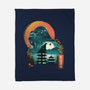 Edo King Kong-none fleece blanket-dandingeroz