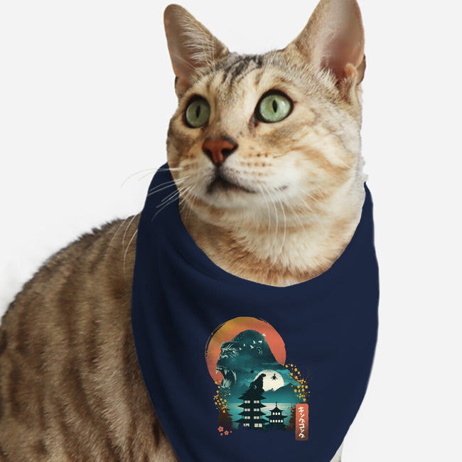 Edo King Kong-cat bandana pet collar-dandingeroz