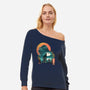 Edo King Kong-womens off shoulder sweatshirt-dandingeroz