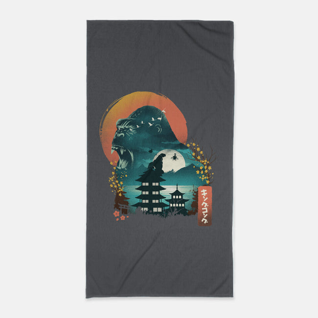 Edo King Kong-none beach towel-dandingeroz