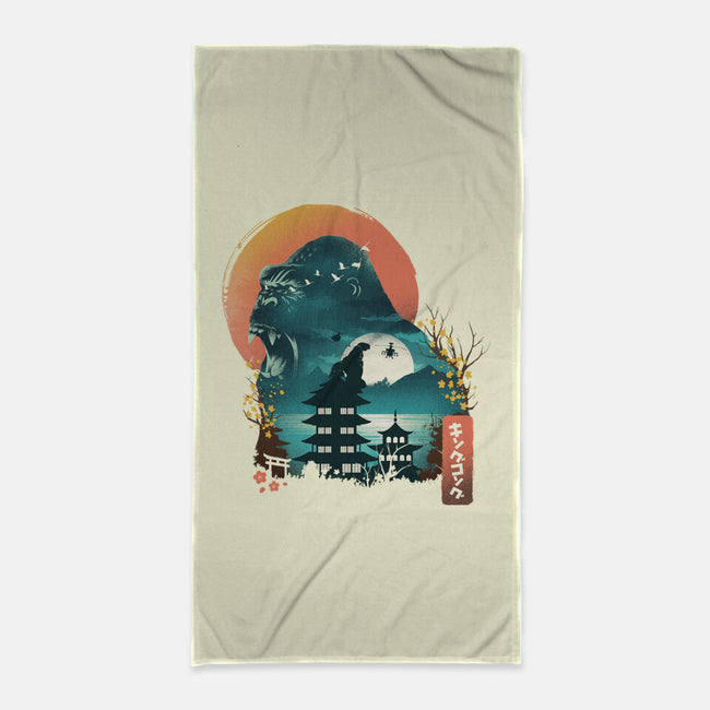 Edo King Kong-none beach towel-dandingeroz