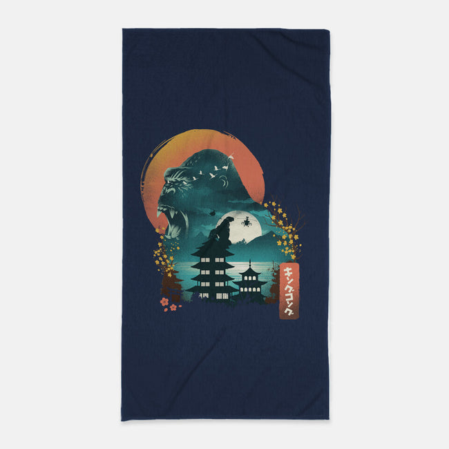 Edo King Kong-none beach towel-dandingeroz