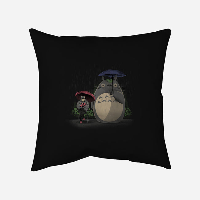 My Neighbor Meme-none non-removable cover w insert throw pillow-dandingeroz