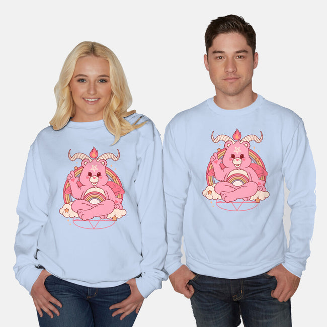 Bearphomet-unisex crew neck sweatshirt-Thiago Correa