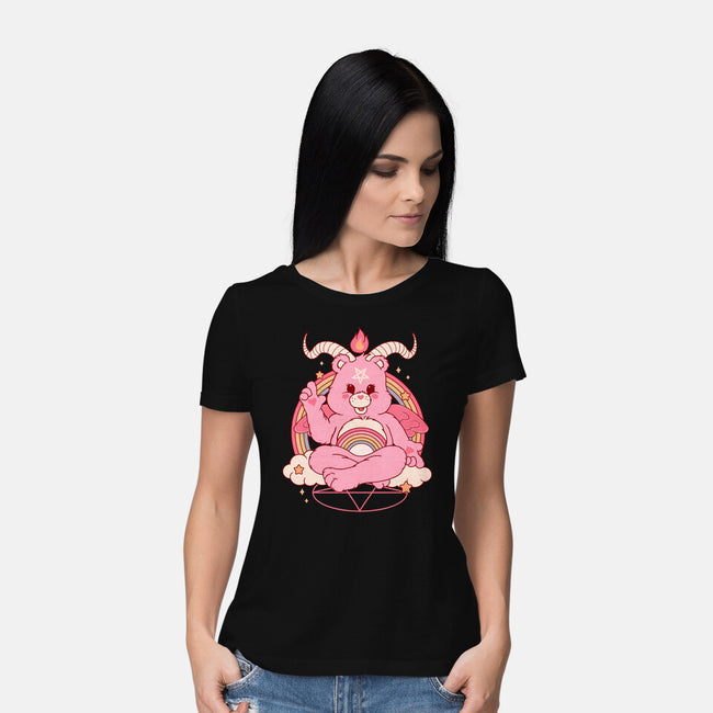 Bearphomet-womens basic tee-Thiago Correa