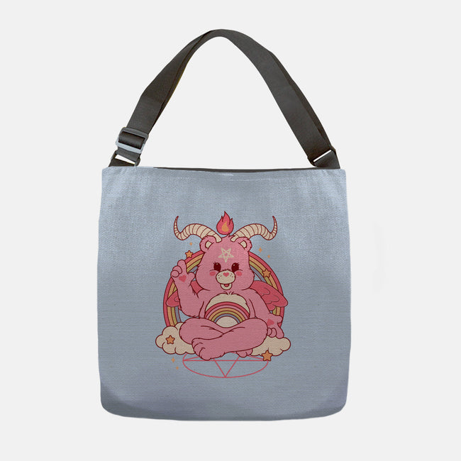 Bearphomet-none adjustable tote-Thiago Correa