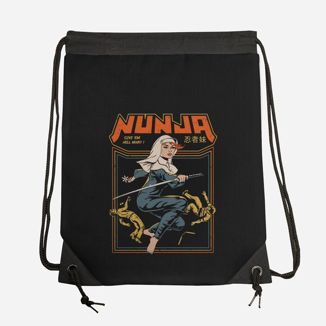 Nunja-none drawstring bag-gloopz