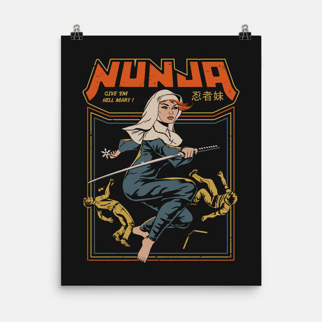 Nunja-none matte poster-gloopz