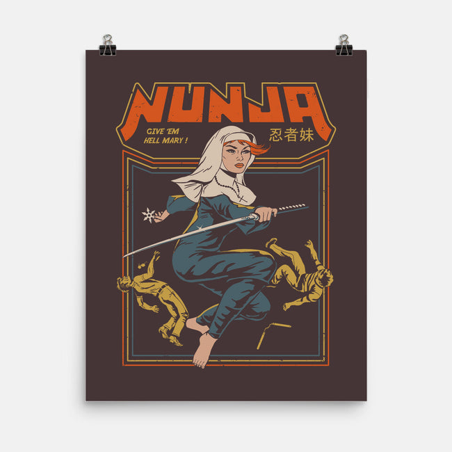 Nunja-none matte poster-gloopz