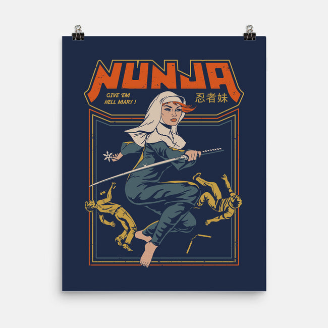 Nunja-none matte poster-gloopz