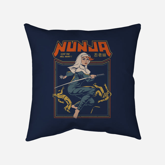 Nunja-none removable cover w insert throw pillow-gloopz
