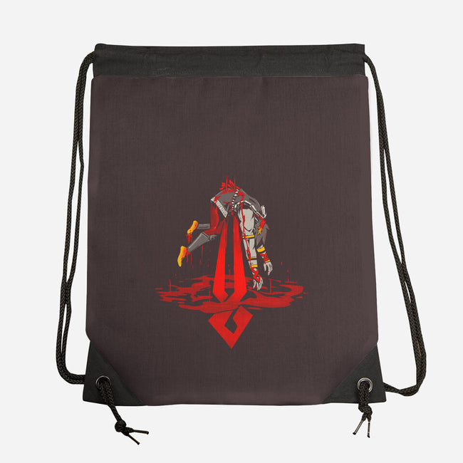 There is No Escape-none drawstring bag-J Marme