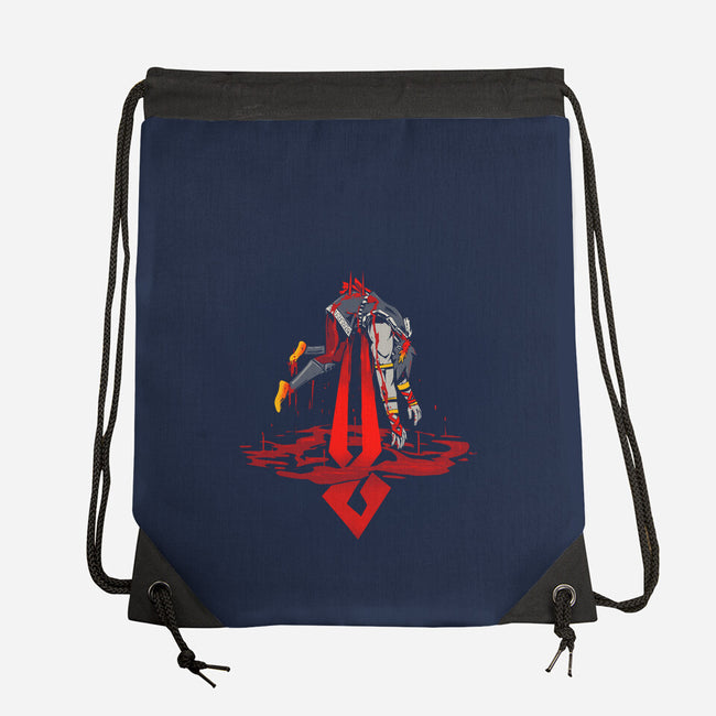 There is No Escape-none drawstring bag-J Marme