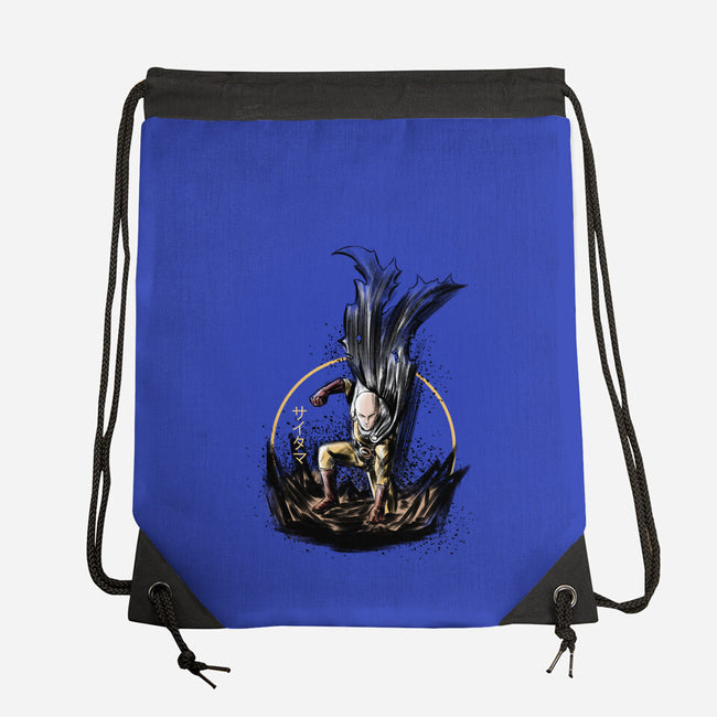 Unstoppable Punch-none drawstring bag-Lorets