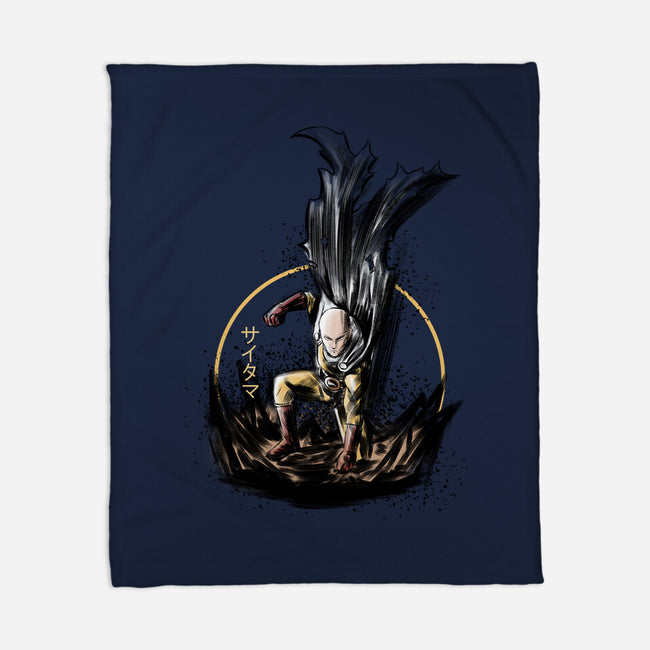 Unstoppable Punch-none fleece blanket-Lorets
