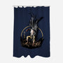 Unstoppable Punch-none polyester shower curtain-Lorets