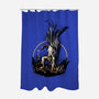 Unstoppable Punch-none polyester shower curtain-Lorets