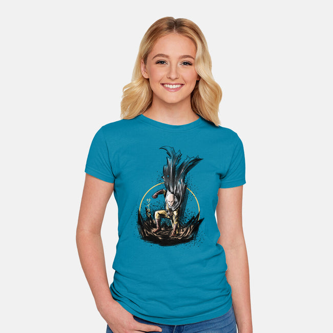 Unstoppable Punch-womens fitted tee-Lorets
