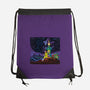 Pizza Wars-none drawstring bag-ugurbs