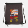 Super Nakatomi Bros-none drawstring bag-demonigote