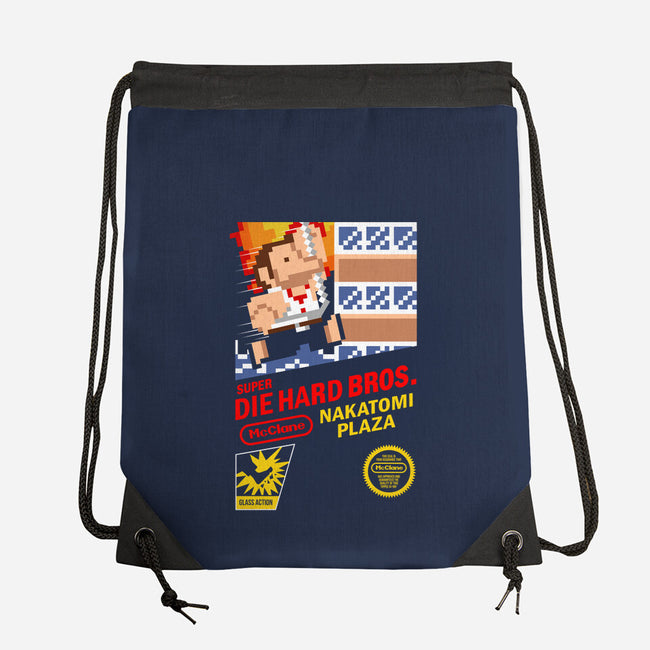 Super Nakatomi Bros-none drawstring bag-demonigote