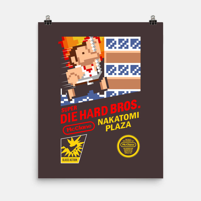 Super Nakatomi Bros-none matte poster-demonigote