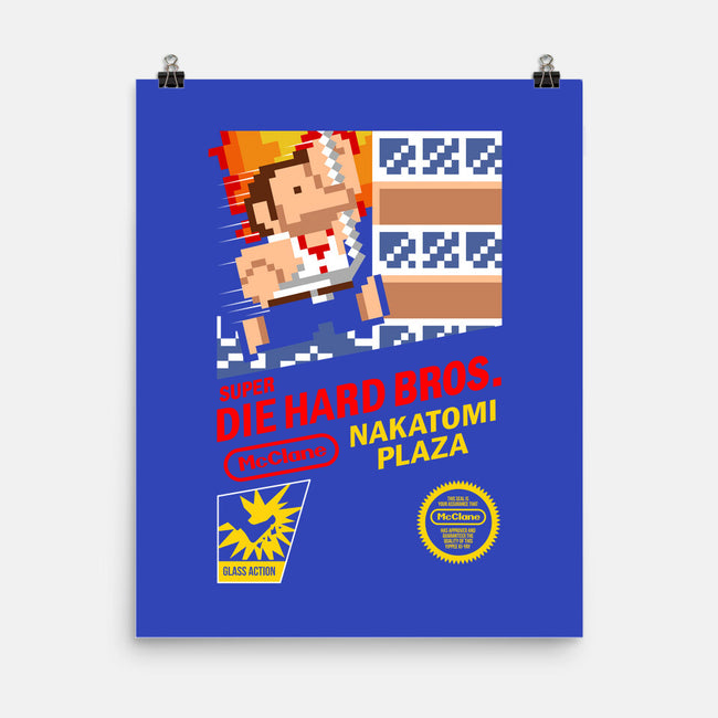 Super Nakatomi Bros-none matte poster-demonigote