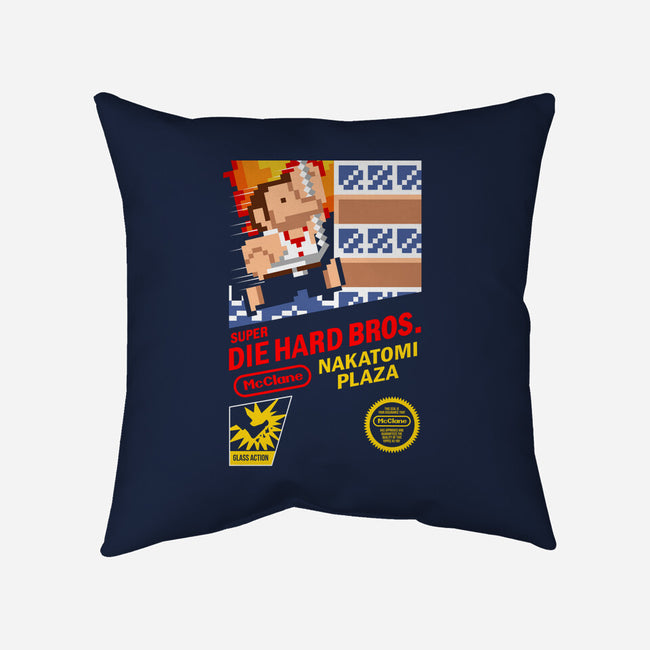 Super Nakatomi Bros-none removable cover w insert throw pillow-demonigote