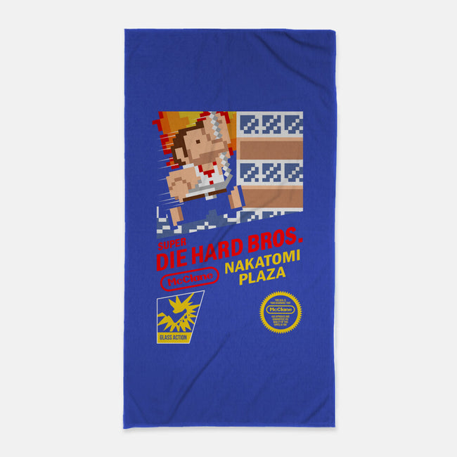 Super Nakatomi Bros-none beach towel-demonigote
