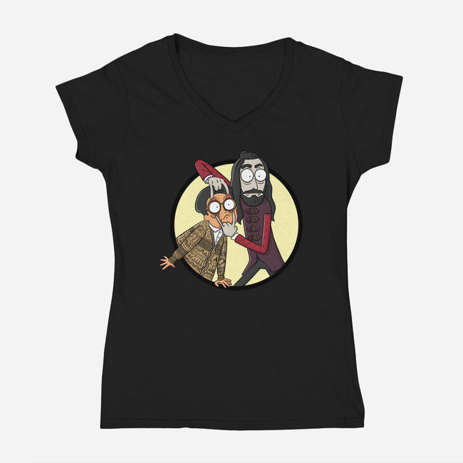 Look Guillermo-womens v-neck tee-MarianoSan