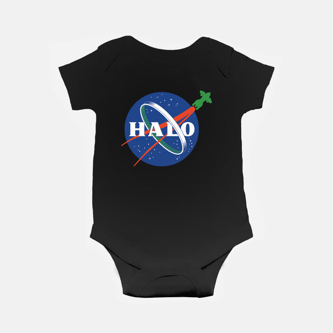 The Halo Space Agency-baby basic onesie-DCLawrence