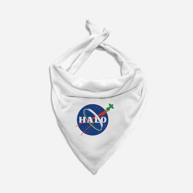 The Halo Space Agency-dog bandana pet collar-DCLawrence