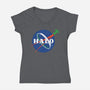The Halo Space Agency-womens v-neck tee-DCLawrence
