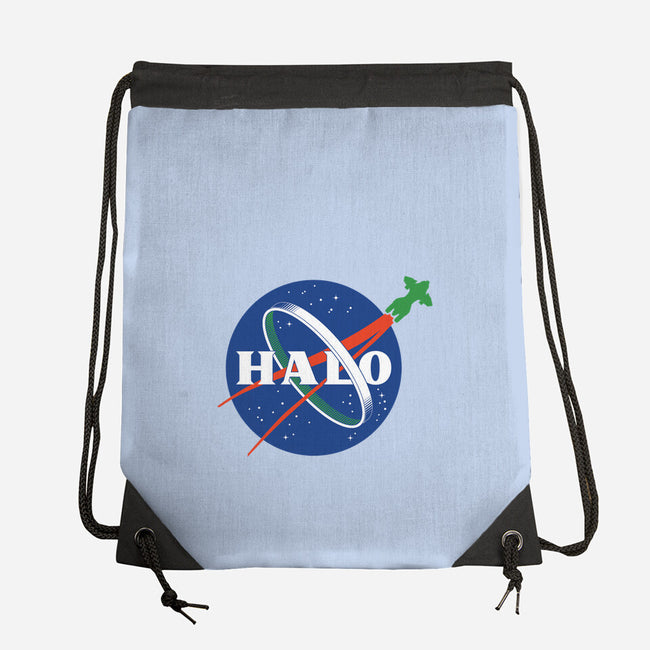 The Halo Space Agency-none drawstring bag-DCLawrence