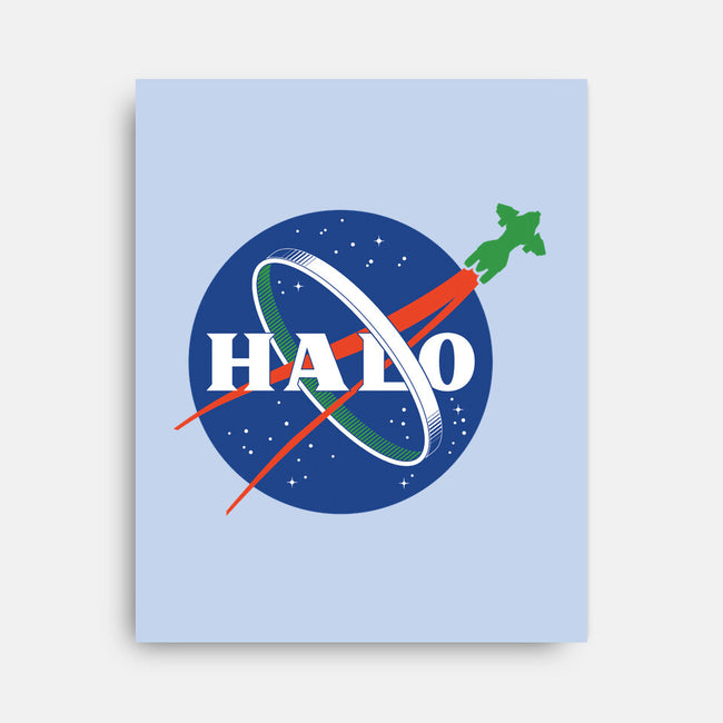 The Halo Space Agency-none stretched canvas-DCLawrence