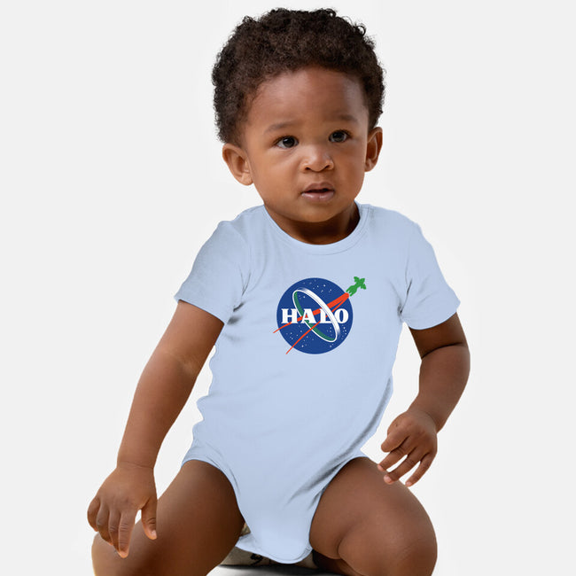 The Halo Space Agency-baby basic onesie-DCLawrence